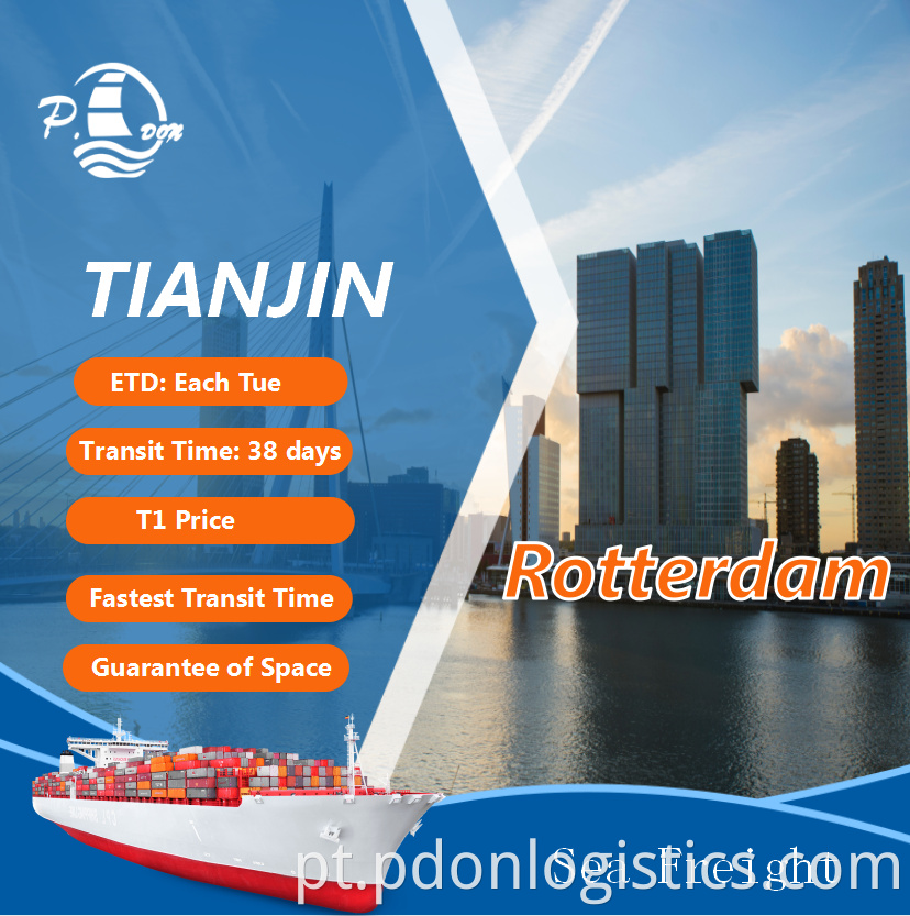 Sea Freight From Tianjin To Rotterdam